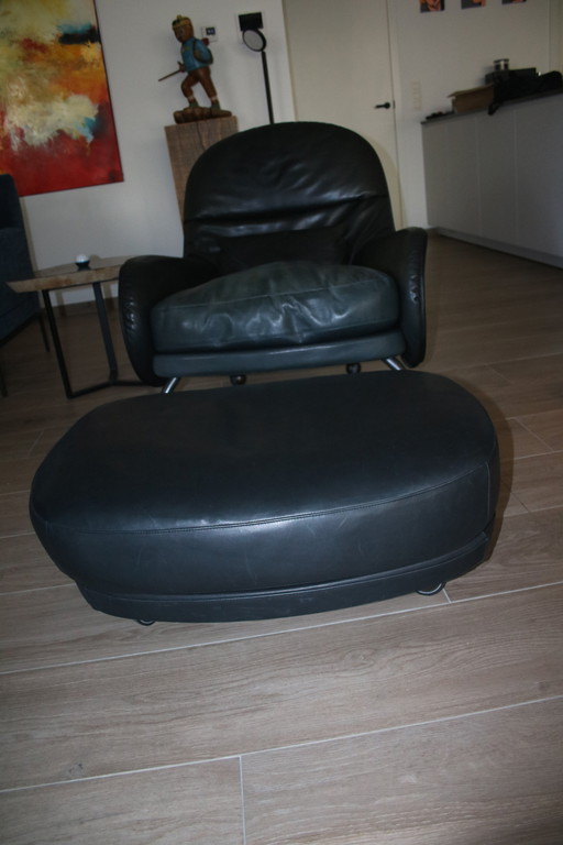 DePadova Louisiana poltrona in poesia in pelle