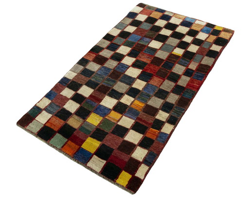 Hand-knotted Gabbeh Nomadic Rug - 180 X 103 Cm