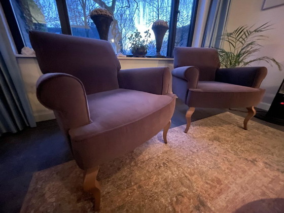 Image 1 of Dreisitzer-Sofa, zwei separate Sessel und ein Hocker