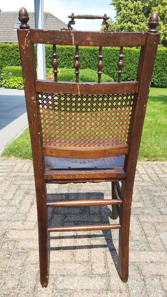 Ensemble de 6 chaises de salle à manger vintage Luterma - Art déco (années 1920) – Wood (photo 5 of 9)