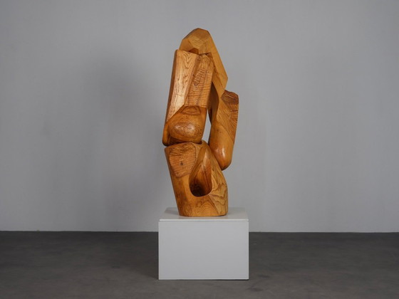 Escultura monumental “Herbalans” de Joop van Bergen, Países Bajos, década de 1980. – Wood (photo 3 of 10)