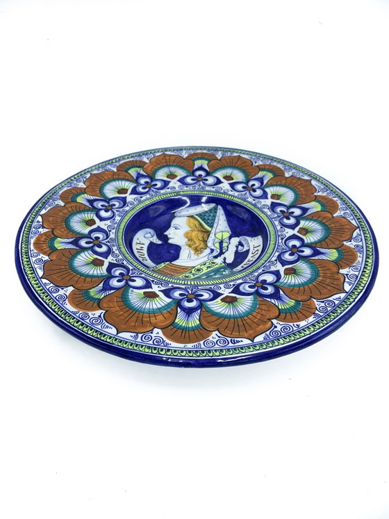 Pair of Plates Amor Vitast Faenza Ceramics, Crockery (photo 6 of 9)