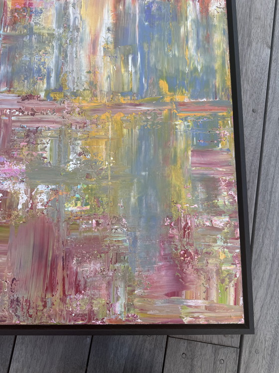 Image 1 of Artwork incl. floating frame 90x70cm
