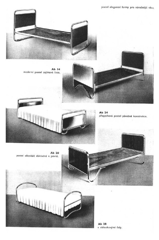 Image 1 of Pair of 1930s Modernist beds