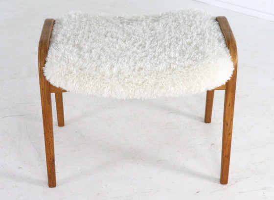 Image 1 of Yngve Ekstrom per Swedese Lamino poggiapiedi vintage