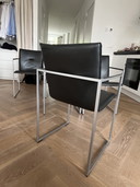 6x Arco design eetkamerstoelen 