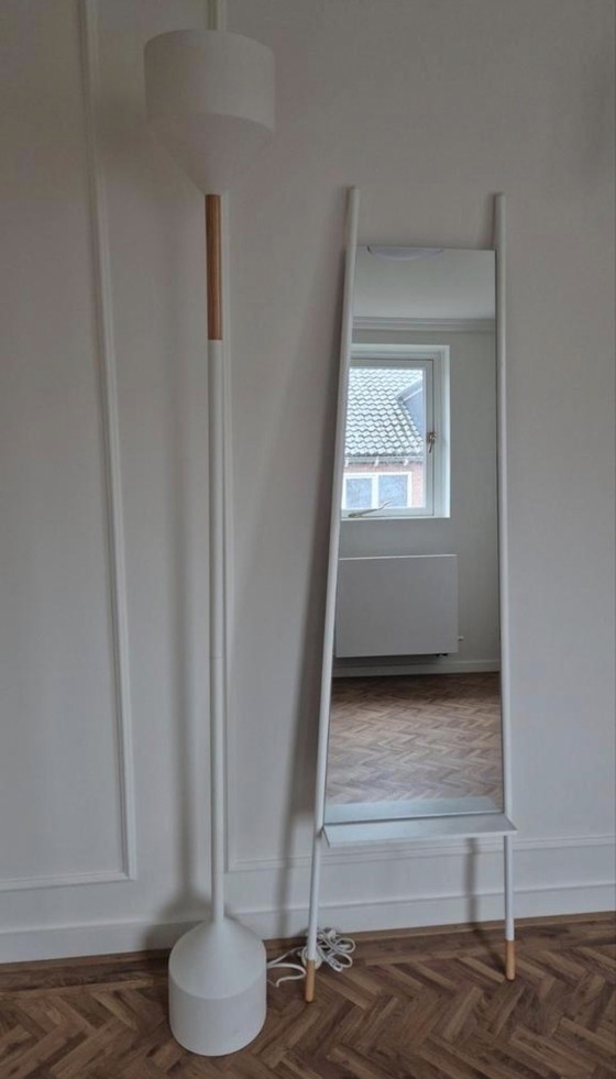 Image 1 of ZUIVER vloerlamp Torch + Spiegel (set)