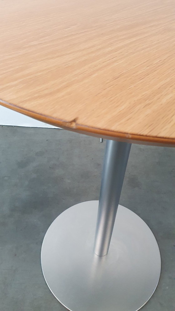 Image 1 of Lapalma lem Brio design tafel en statafel eik bartafel 75cm -102cm