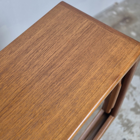 Image 1 of Dyrlund vintage 1960s Danish sideboard, dresser, wall unit display cabinet