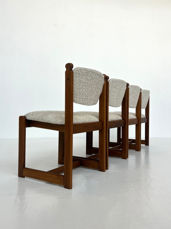 Lot de 4 chaises de salle à manger vintage en chêne – Scandinavian (photo 4 of 11)