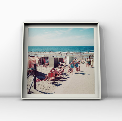 1x bathers, 1960 | mid - Century beach scene