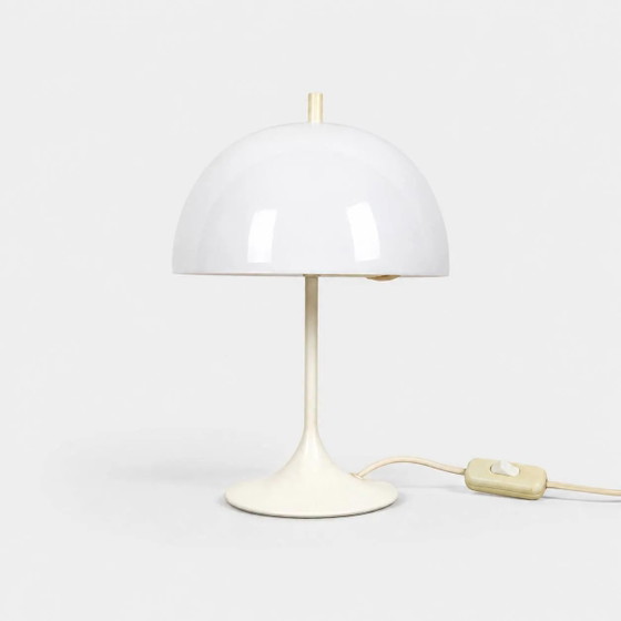 Lampe de table champignon tulipe – Wila – Metal, Plastic, Vintage (photo 3 of 8)