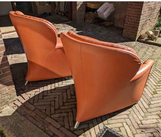 Leolux excaliber uit de '90's – Fauteuils, Leer, Metaal (photo 2 of 5)