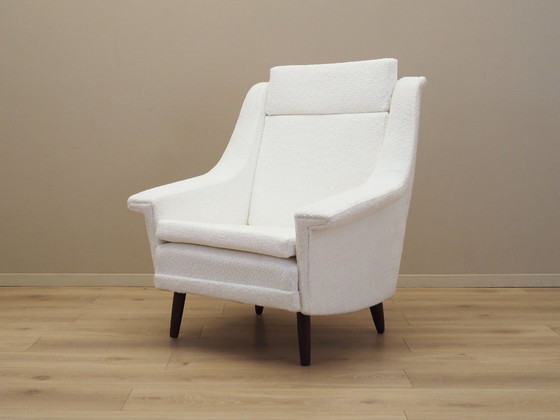Image 1 of White armchair, Danish design, 1970s, production: Denmark