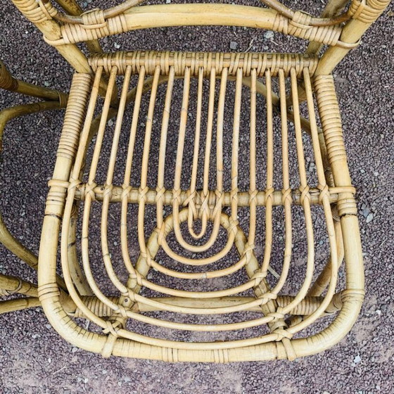 Image 1 of Paar rotan stoelen van Van Rohe