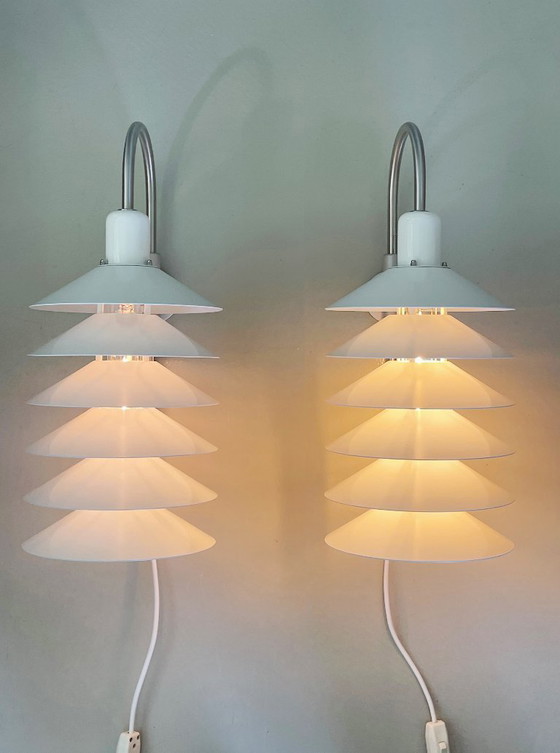 Image 1 of 2 vintage WALL LAMPS TipTop Pandul Gammelgaard Danish Design
