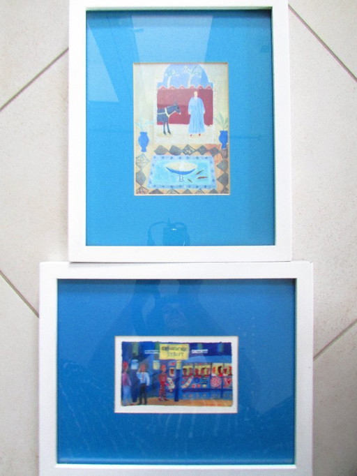 aire d'illustrations sous verre de Christopher Corr