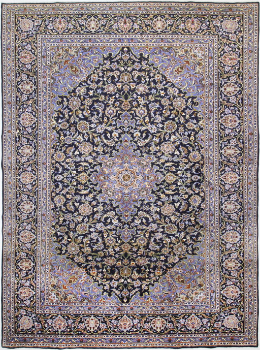 Original Handgeknüpfter Perserteppich Kashan Fein 396 X 300 Cm Top Zustand