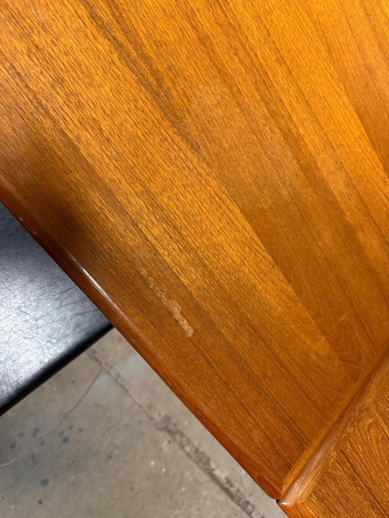 Image 1 of Conjunto de mesa y sillas de teca, Grete Jalk, década de 1970, Glostrup danés, mediados de siglo