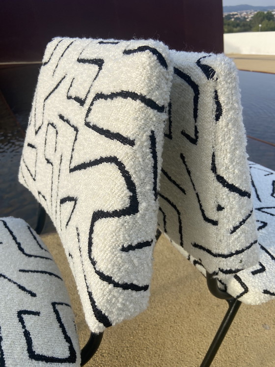 Image 1 of Paar gerestaureerde stoelen uit de jaren 50