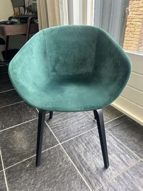 Set Van 5 Luxe Italiaans Design Stoelen – Natuzzi, Eetkamerstoelen, Textile (photo 6 of 7)