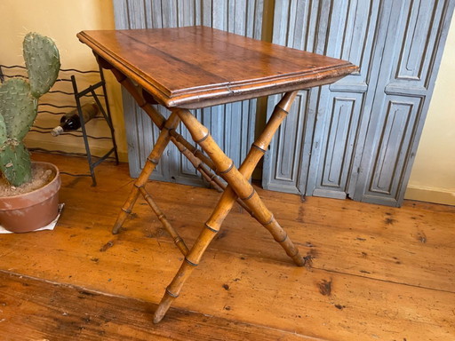 Mesa plegable Mesa auxiliar Antigua francesa