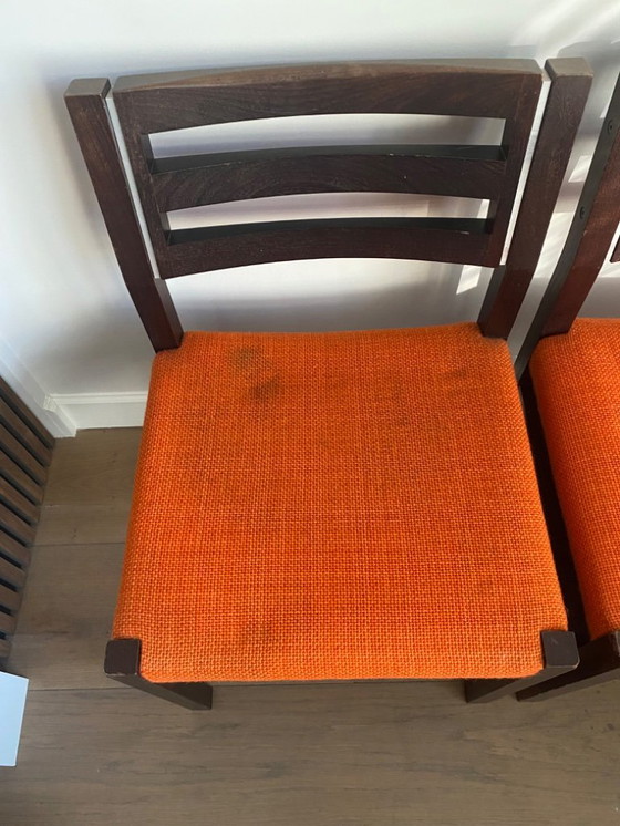 Image 1 of Sedie da pranzo di design vintage di Arnold Merckx - Fristho Franeker