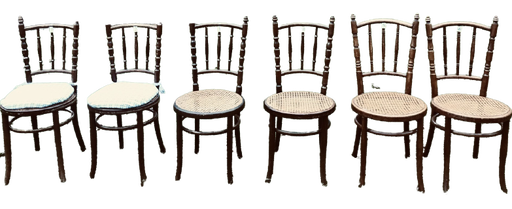 6 Thonet Bistrostühle
