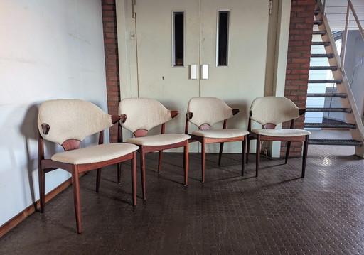 4 sedie cowhorn vintage 1960