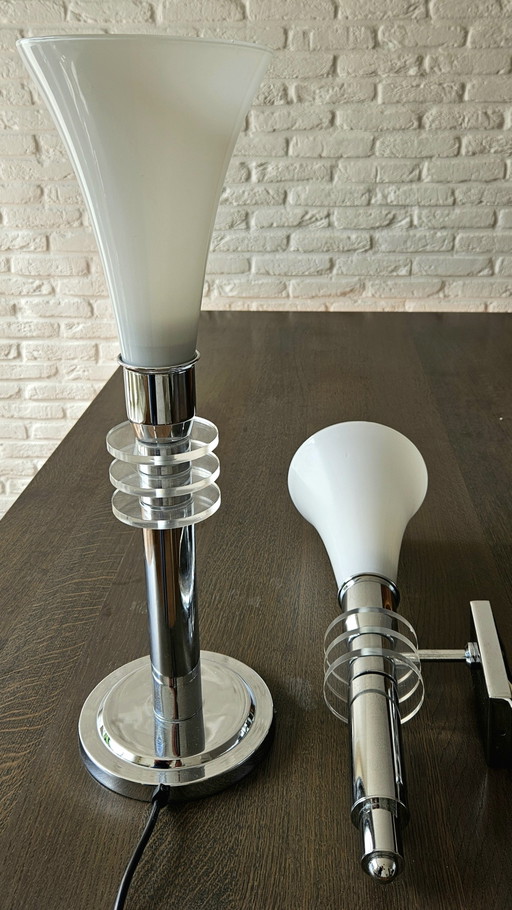 Lampada da tavolo e lampada da parete di design Sieger