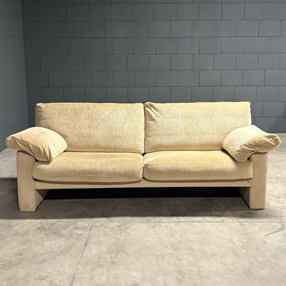 Canapé trois places - Tissu beige – Erpo International – Canapés 3 places, Textile (photo 10 of 11)