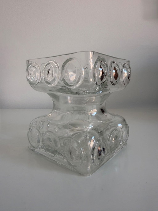 Farblose Kehrä-Vase von Tamara Aladin für Riihimäen Design aus der Mitte des Jahrhunderts – vazen, Glass (photo 2 of 5)