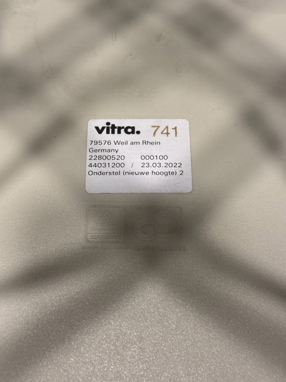 Image 1 of Vitra | Eames | DSR | Wit & Creme Bekleding | 2x