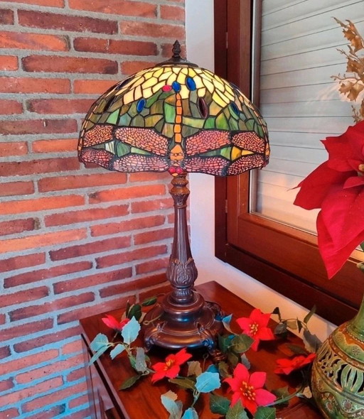 Tiffany Dragonfly Lamp – tafellampen, Crystal