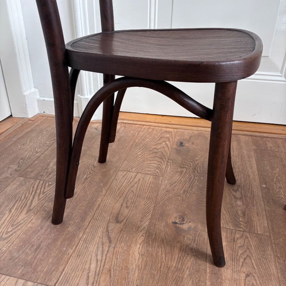 Set van 4 mix-match Thonet stijl stoelen – Eetkamerstoelen, Hout (photo 4 of 18)