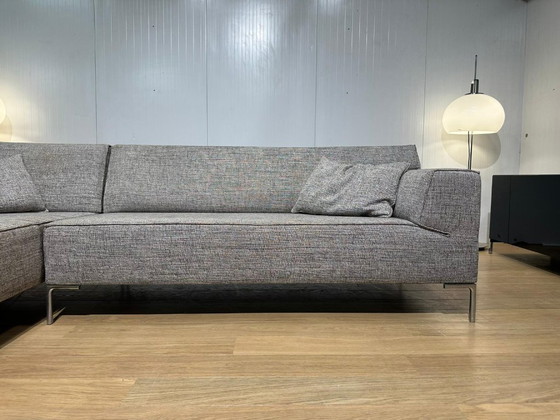 Image 1 of Like New Design on Stock Bloq Corner Sofa Beige + WARRANTY