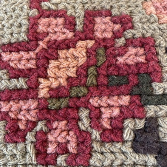 Antica Fodera per Cuscino Tradizionale Portoghese Arraiolos in Legno – Cuscini, Wool (photo 3 of 10)