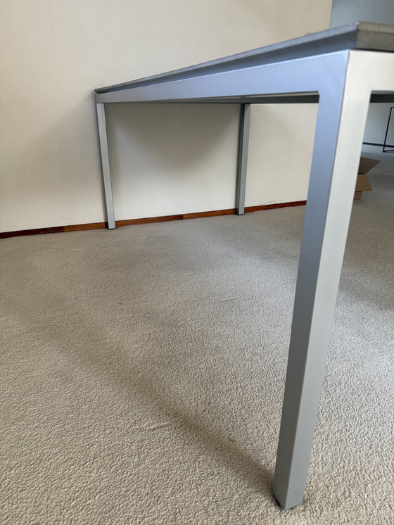 Image 1 of Tavolo Metaform modello S16, piano in Pietra Serena 20mm