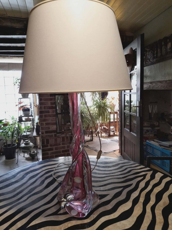 Image 1 of große Tischlampe Val Saint Lambert