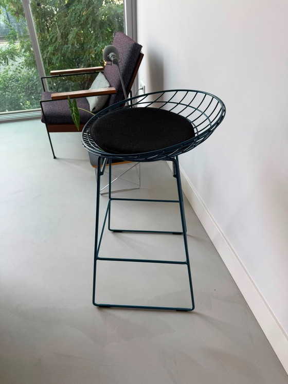 Tabouret de bar en fil métallique Pastoe For Cees Braakman – Metal (photo 4 of 7)