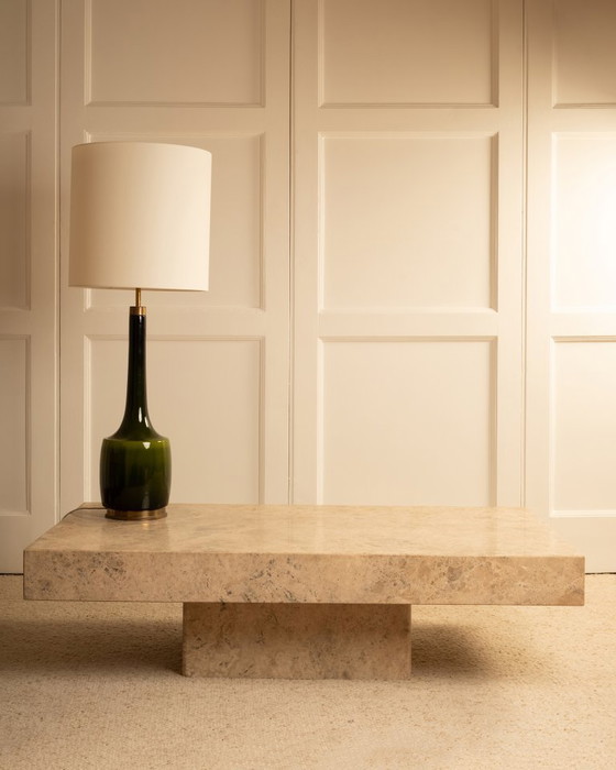 Image 1 of Table basse en marbre - 1970s 