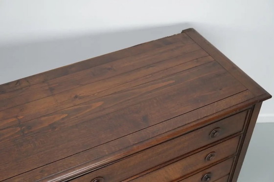 Image 1 of Großer antiker französischer Apotheker-/Museumsschrank aus Eiche, ca. 1900