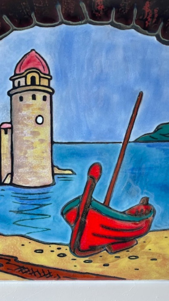 Image 1 of Decorazione murale in ceramica vintage