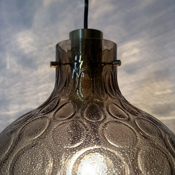 Image 1 of Limburg Glashütte glass hanging lamp , 1970s