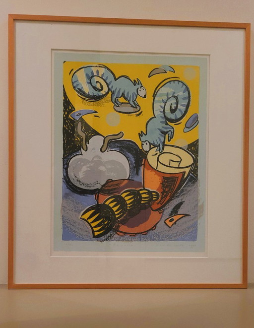 Sussette van de Lande Hawalla print, kleurrijk