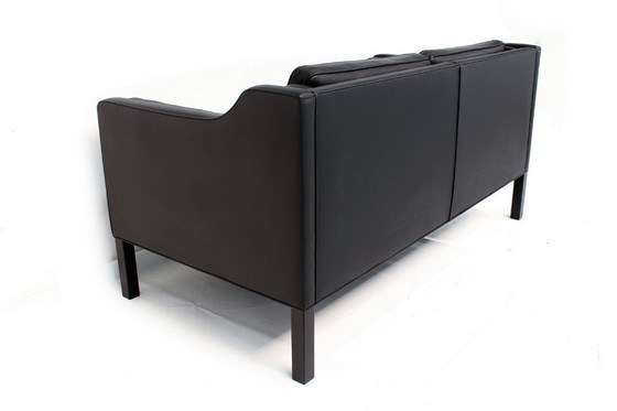 Image 1 of comme neuf ! Original Børge Mogensen for Fredericia Danish Lounge Set, Sofa and 2 Chairs, premium Leather, Oak, RP 31.161 Euro