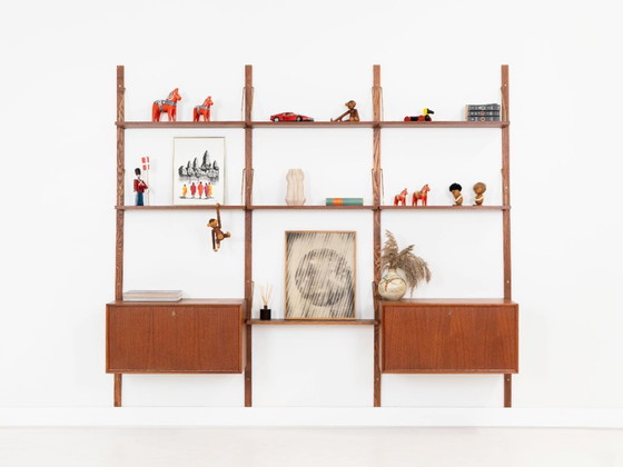 Teak Modular Shelving Unit, Danish Design, 1960s, Made in Denmark – Wood (photo 2 of 21)