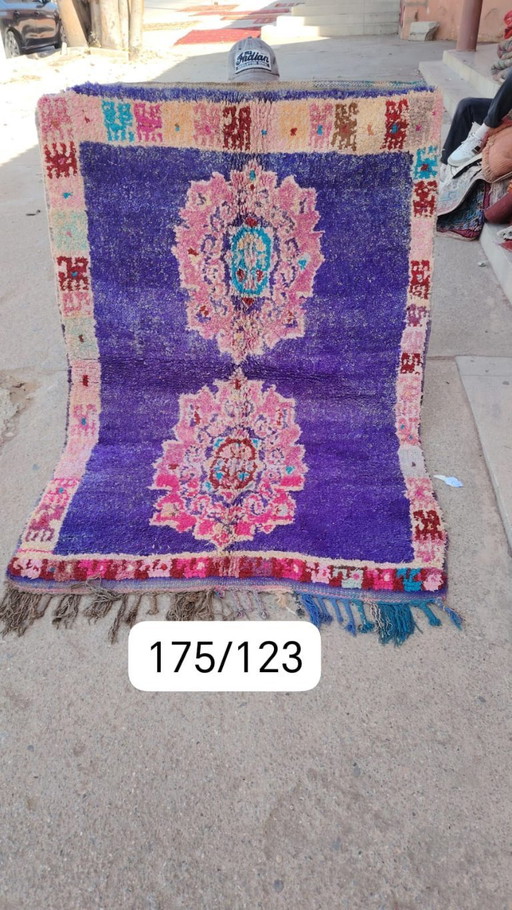 Handgeknoopt Berber Kleed Wol 175x123cm