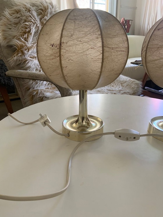 Image 1 of Deux lampes cocon en parfait état