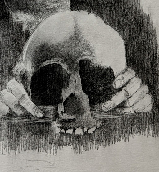 Original Pencil Drawing – schilderijen tekeningen, Paper (photo 2 of 5)
